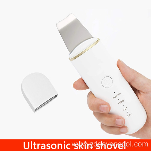 Fashion design ultrasonic facial skin scrubber